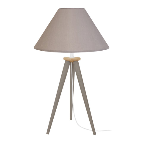 Lampe de chevet TOSEL ARHUS,bois, H54xD30xP30  cm.