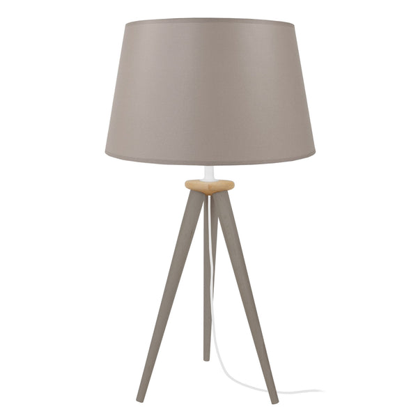 Lampe de chevet TOSEL ARHUS,bois , H54xD30xP30  cm.