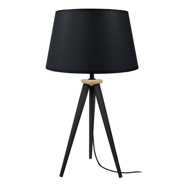 Lampe de chevet TOSEL ARHUS,bois , H54xD30xP30  cm.