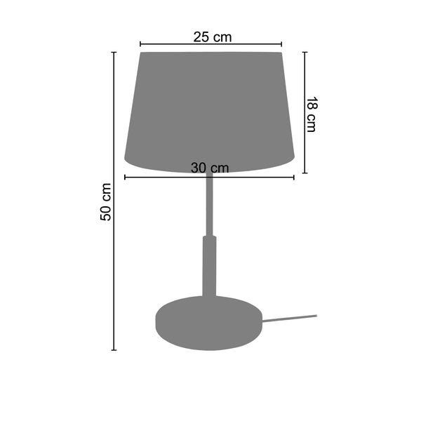 Lampe de chevet TOSEL PISTACHE,bois , H50xD30xP30  cm.