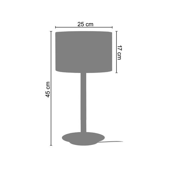<transcy>Candeeiro de Mesa TANDEM1M  16cm - 1 Luz </transcy>
