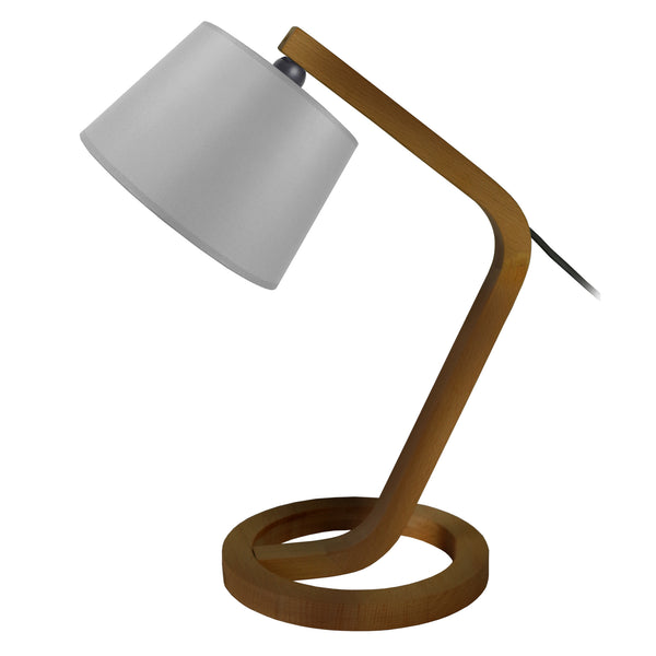 Lampe de chevet TOSEL MOKUZAI,bois, H52xD35xP35  cm.
