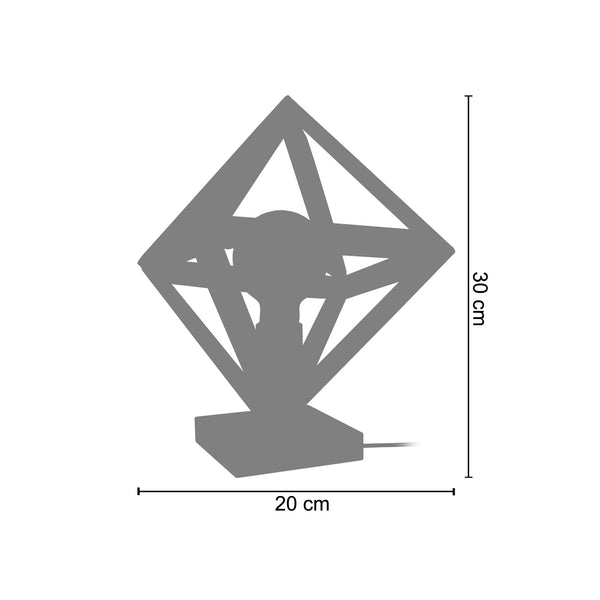 <transcy>Candeeiro de Mesa OCTAÈDRE  20cm - 1 Luz </transcy>