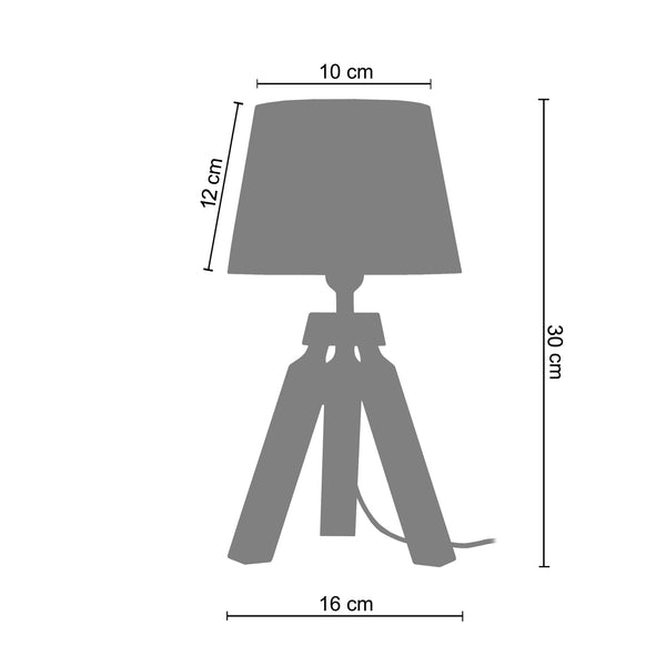 <transcy>Candeeiro de Mesa GABY  16cm - 1 Luz </transcy>