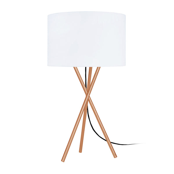 Lampe de chevet TOSEL MIDGARD,métal , H41xD22xP22  cm.
