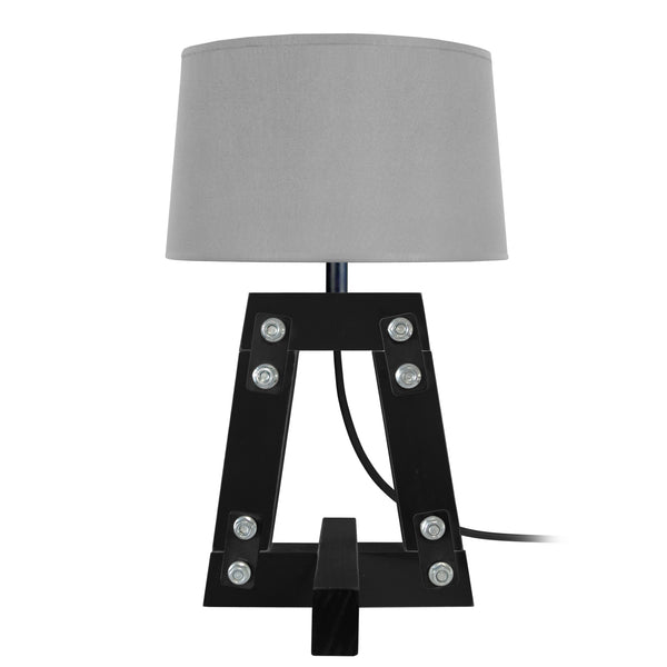 Lampe de chevet TOSEL VILARS,bois , H30xD19xP19  cm.