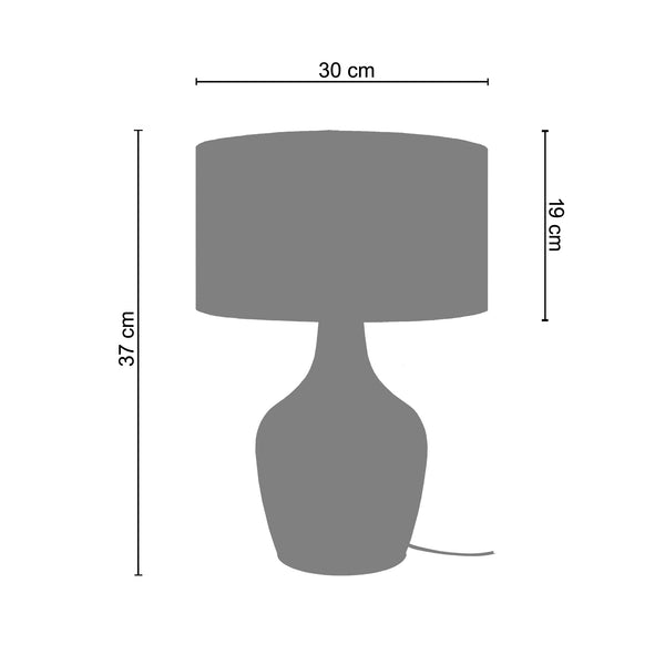 <transcy>Candeeiro de Mesa REFLEX BOUTEILLE  30cm - 1 Luz </transcy>