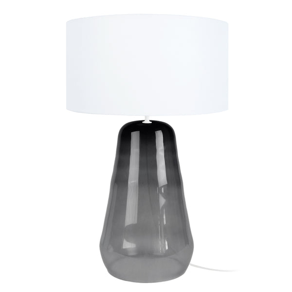 Lampe a poser TOSEL REFLECTS  ,verre  , H47xD35xP35  cm.