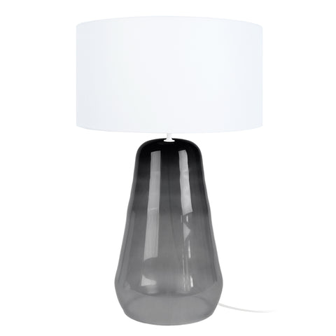 Lampe a poser TOSEL REFLECTS  ,verre  , H47xD35xP35  cm.