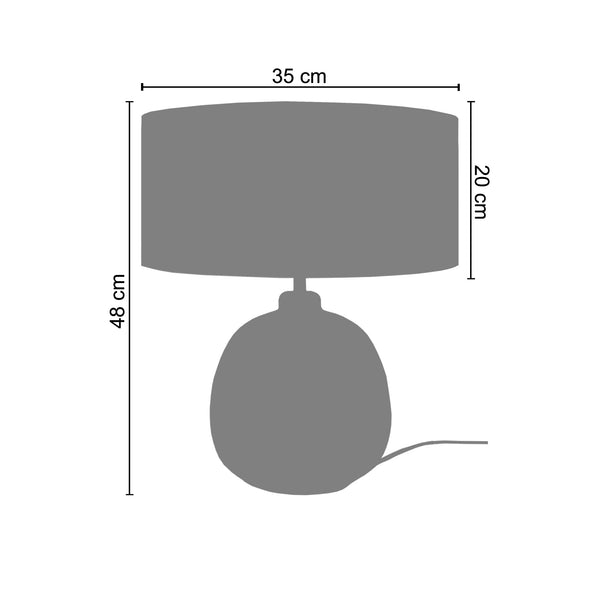 <tc>Candeeiro de Mesa REFLEX  35cm - 1 Luz  </tc>