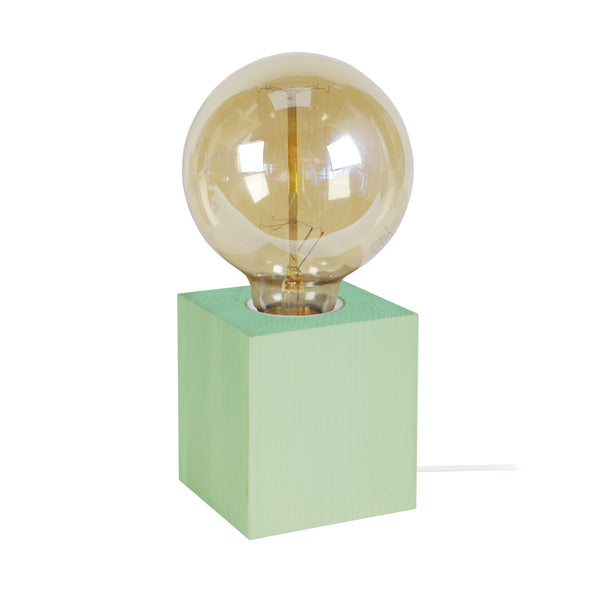 <transcy>Candeeiro de Mesa BOIS CUBE  8cm - 1 Luz </transcy>
