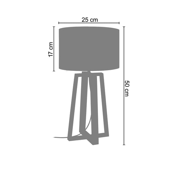 <tc>Candeeiro de Mesa MANON N  22cm - 1 Luz</tc>