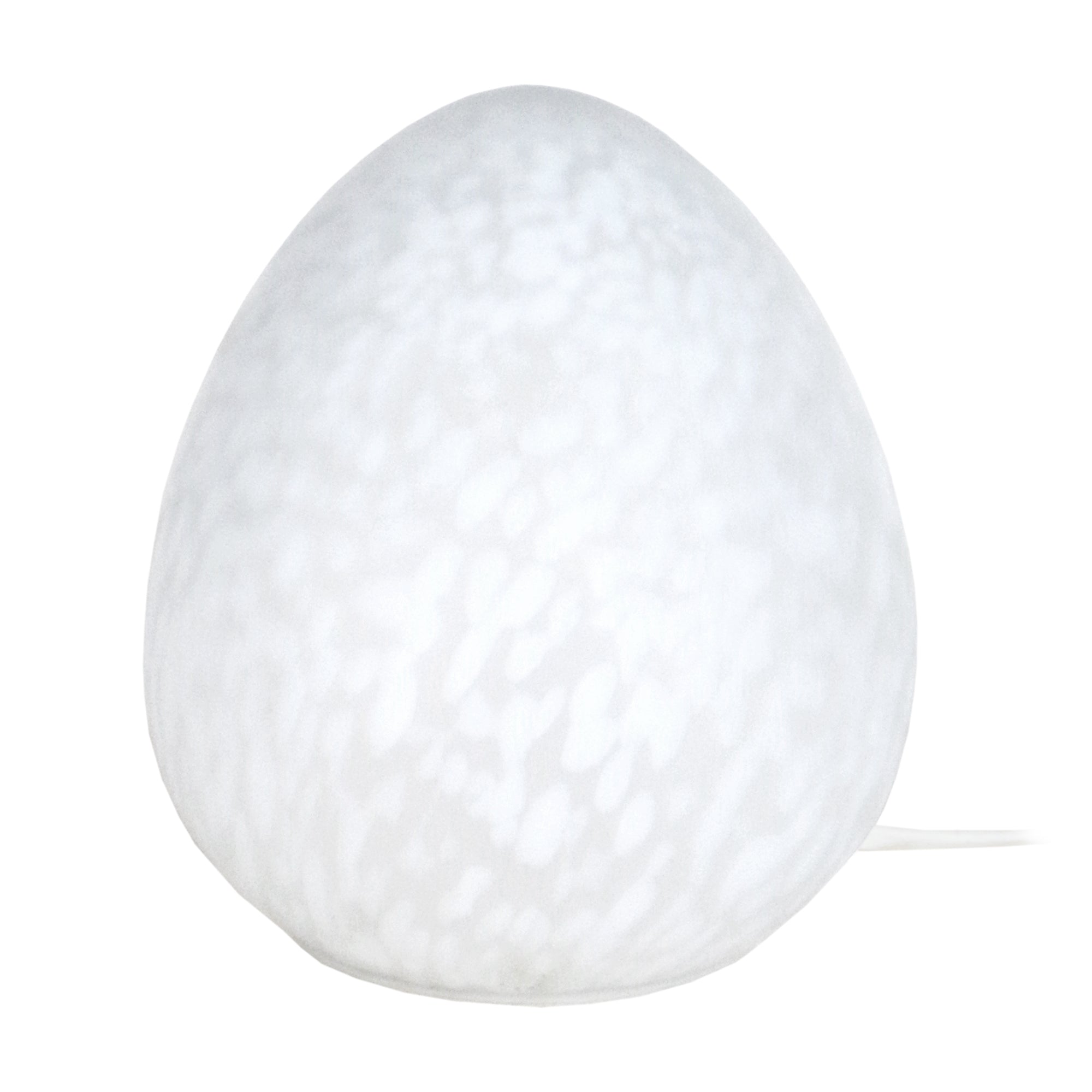 Lampe de chevet TOSEL EI,verre , H19xD16,5xP16,5  cm.