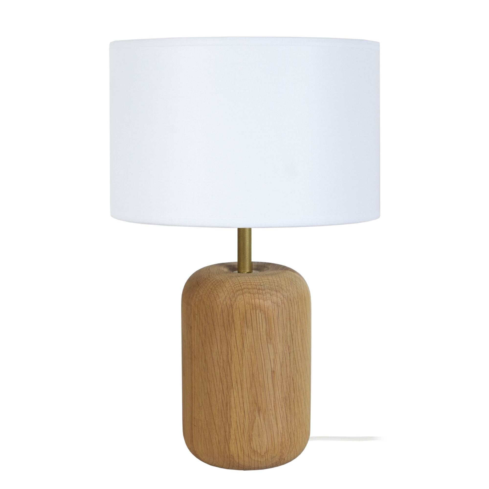 Lampe a poser TOSEL GUSTTAVO I,bois , H36xD22xP22  cm.