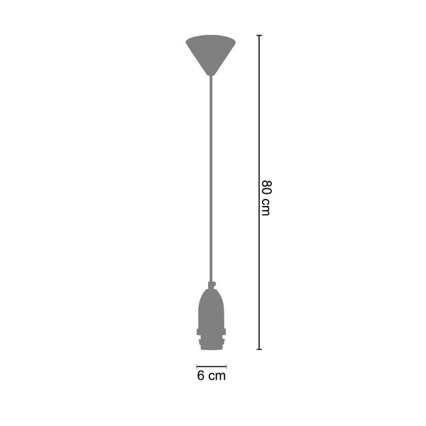 Abat-jour TOSEL LI ,bois , H80xD6xP6  cm.