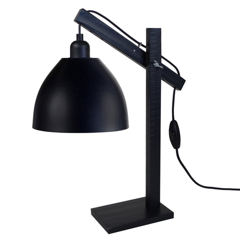 Lampe de bureau TOSEL PILORI CELICA,bois , H50xD27xP27  cm.