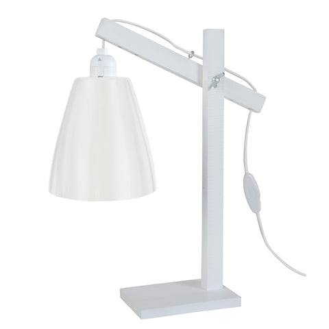 Lampe de bureau TOSEL PILORI LARSEN,bois , H50xD27xP27  cm.