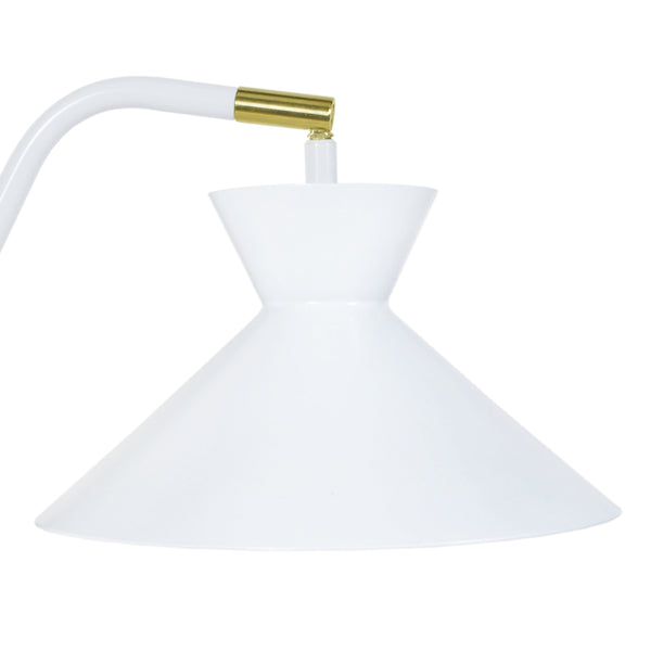 Lampe de bureau TOSEL LEEDS,métal , H45xD20xP30  cm.