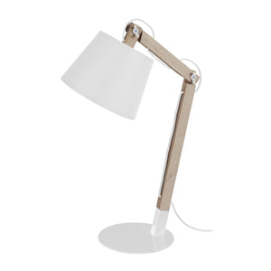 Lampe de bureau TOSEL JUKKA,bois , H68xD28xP28  cm.