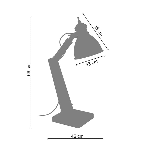 <tc>Candeeiro de Escritório IRON  15cm - 1 Luz </tc>