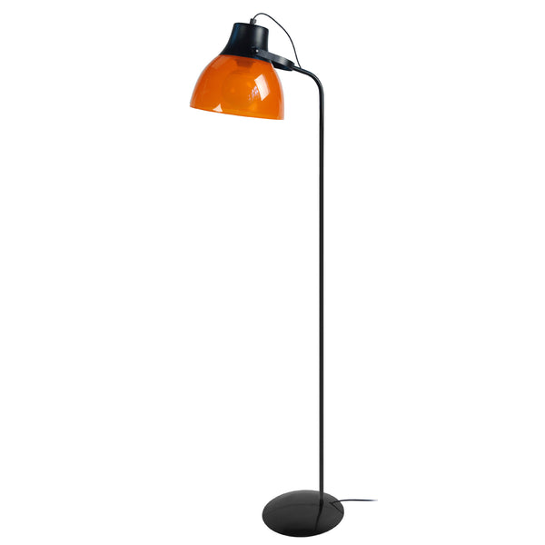 Lampadaire liseuse TOSEL PLEXI ,métal , H150xD29xP29  cm.