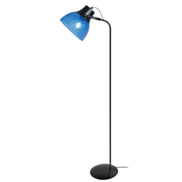 Lampadaire liseuse TOSEL PLEXI ,métal , H150xD29xP29  cm.