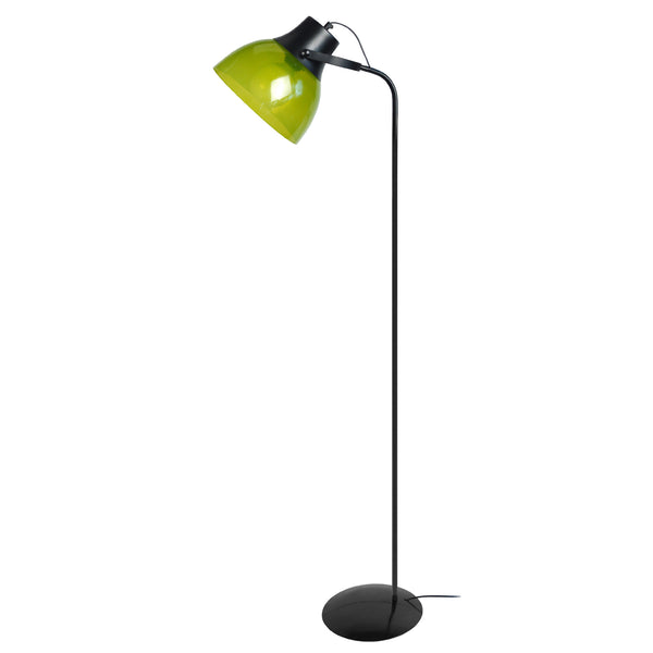 Lampadaire liseuse TOSEL PLEXI ,métal , H150xD29xP29  cm.