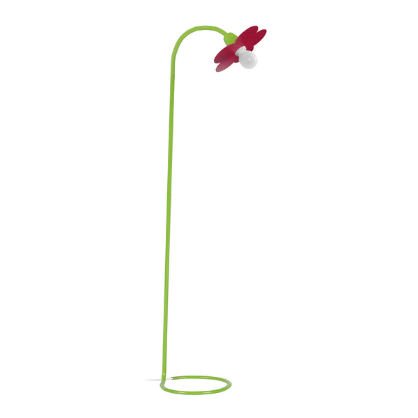Lampadaire liseuse TOSEL PIVOINE,métal, H155xD18xP25  cm.