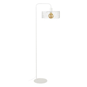 Lampadaire liseuse TOSEL ASTER,méta, H157xD30xP42  cm.
