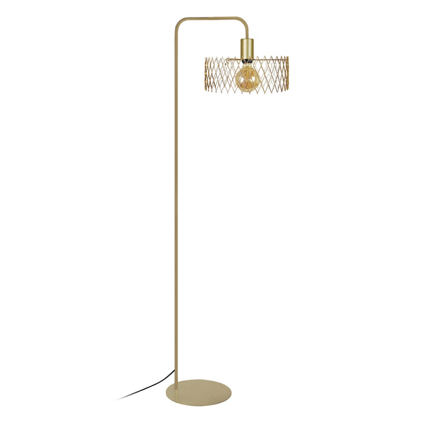 Lampadaire liseuse TOSEL ASTER,méta, H157xD30xP42  cm.