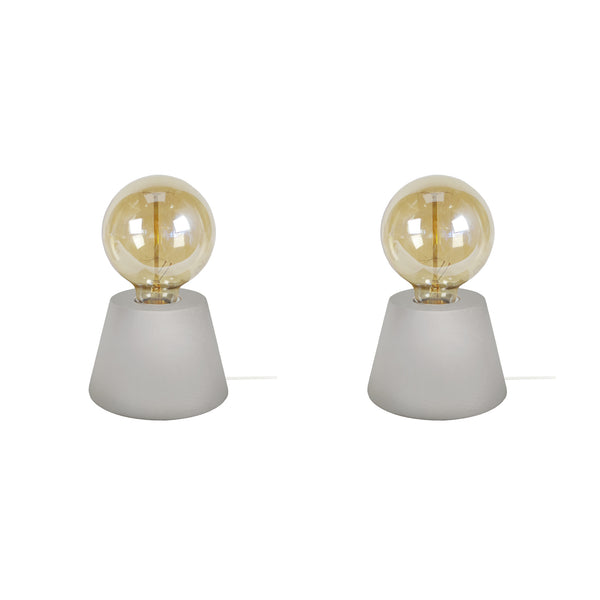 <tc>Candeeiro de Mesa BOIS CONE LT2- 9,5cm - 1 Luz </tc>