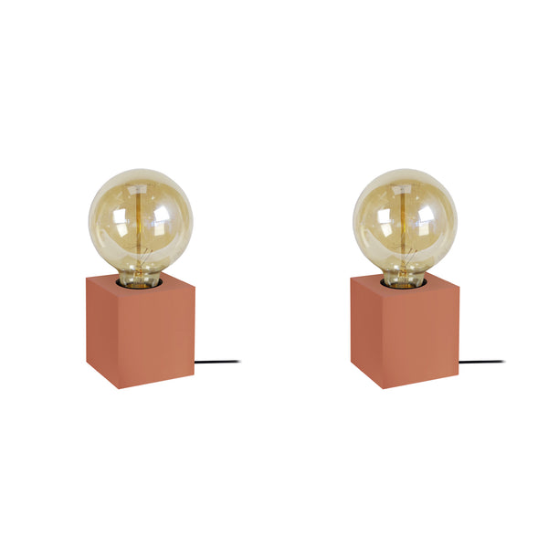 <tc>Candeeiro de Mesa BOIS CUBE LT2- 9,5cm - 1 Luz </tc>
