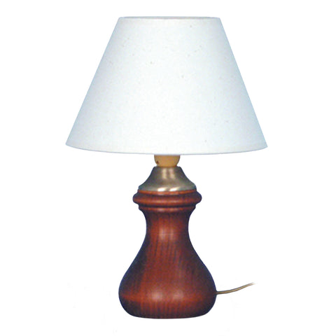 Lampe de chevet TOSEL BOIS MARNIE,bois , H26,5xD18xP18  cm.