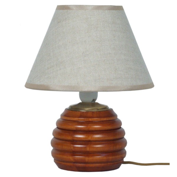 Lampe de chevet TOSEL MICHELIN BOIS,bois  , H26,5xD18xP18  cm.