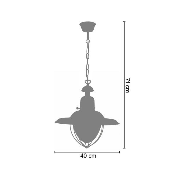 <transcy>Suspensão PÉCHEUR 40cm - 1 Luz </transcy>