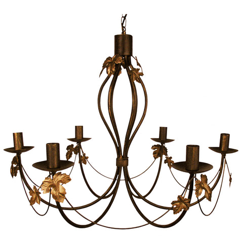 Lustre TOSEL TOURS,métal , H100xD70xP70  cm.