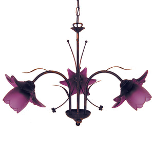 Lustre TOSEL TULIPANO,métal , H80xD60xP60  cm.